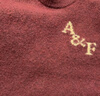 Abercrombie & Fitch【經(jīng)典LOGO】美式絨感保暖套頭毛衣針織衫25秋冬男裝120-5181 酒紅色 L (180/108A) 曬單實(shí)拍圖
