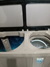 一能凈（國補立減15%）半自動(dòng)15公斤大容量波輪洗衣機雙筒雙缸老式洗脫分離家用雙桶小型洗滌甩干機租房 20kg鋼化玻璃蓋板+雙不銹鋼內桶+全國聯(lián)保 雙缸 曬單實(shí)拍圖