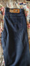 AEMAPE蘋(píng)果牛仔褲男褲子寬松深檔高腰純棉直筒褲大碼中年男士品牌休閑褲 深藍 厚款 舒適不勒襠四季款 38 腰圍2尺9 曬單實(shí)拍圖