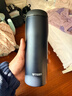 虎牌（TIGER）保溫保冷杯不銹鋼原裝進(jìn)口男女水杯MJA-B048-ANT藏黑480ML 曬單實(shí)拍圖