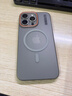 暴走適用蘋(píng)果15promax手機殼 iphone15promax保護套 磁吸柔砂膚感透色輕薄簡(jiǎn)約撞色硬殼保護殼 柔霧灰 曬單實(shí)拍圖