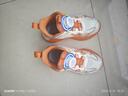 巴布豆（BOBDOG）童鞋男童運動(dòng)鞋秋冬季兒童籃球鞋加絨二棉鞋旋轉扣女童鞋子跑步鞋 活力橙【皮面】XFT592 29 鞋內長(cháng)18.5cm 曬單實(shí)拍圖