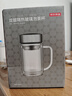 京東京造 茶杯 雙層玻璃茶水分離泡茶咖啡杯子帶把手大容量500ml 曬單實(shí)拍圖