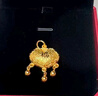 周大福兒童寶寶金飾富貴長(cháng)命黃金鎖吊墜(工費260)約6.8g EOF1607 曬單實(shí)拍圖