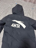 安踏（ANTA）中長(cháng)款棉服男2025冬季新款加厚連帽羽絨服男士棉襖運動(dòng)大衣外套男 標準黑（中長(cháng)款連帽棉服） L /175(120-140斤） 曬單實(shí)拍圖