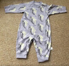巴厘小豬寶寶連體衣春秋純棉幼兒衣服新生兒秋季哈衣爬服小月齡 紫色麥浪 80cm 曬單實(shí)拍圖