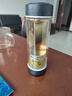 茶之戀茶水分離杯男女高檔雙層玻璃杯過(guò)濾高端便攜泡茶杯高顏值生日禮物 雅黑色330ml 曬單實(shí)拍圖