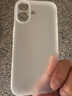 今舞 【促銷(xiāo)】適用蘋(píng)果16手機殼iphone16promax保護套16plus超薄磨砂裸機手感全包男女款半軟硬PP殼 透明白 iPhone 16 曬單實(shí)拍圖