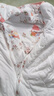 baby friend兒童睡袋秋冬恒溫女童連體睡衣中大童寶寶防踢被子 萌兔甜櫻110碼 曬單實(shí)拍圖