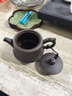 穎器紫砂壺紫泥茶壺200ml圓柱壺大口單人泡茶壺茶杯家用手工功夫茶具 01紫泥圓柱壺【安全裝】 200ml 曬單實(shí)拍圖