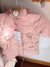 鴨鴨兒童羽絨服2025新款男女小童寶寶中長(cháng)款連帽加厚童裝冬季外套YD 曬單實(shí)拍圖