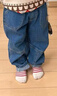 PawinPaw卡通小熊童裝25年秋冬新款男寶寶休閑牛仔褲寬松舒適 Indigo牛仔藍色/55 120 曬單實(shí)拍圖