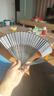 王星記非遺傳承中國風(fēng)女式折扇頭青竹花式絲綢絹扇6寸日用手工扇子 幽櫻暮影 禮盒裝新年禮物 熱門(mén)商品 曬單實(shí)拍圖