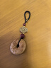 樂(lè )蕾迪桃木車(chē)鑰匙掛件電動(dòng)汽車(chē)鑰匙扣新中式祥云護身符平安扣男女士掛墜 曬單實(shí)拍圖