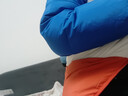 美特斯邦威羽絨服男冬季新款男女同款撞色拼接時(shí)尚羽絨服休閑外套 橘色組 L 175 96A 曬單實(shí)拍圖