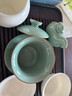 創(chuàng  )意馬到成功陶瓷擺件馬上有錢(qián)茶寵官窯喝茶具開(kāi)片茶道蓋置小配件 馬上有錢(qián) 曬單實(shí)拍圖
