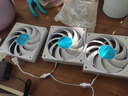 超頻3（PCCOOLER）F5R120WH三套裝機箱風(fēng)扇/FDB軸承/金屬CD紋絡(luò )/三檔PWM調速/三角幾何紋理//散熱風(fēng)扇 曬單實(shí)拍圖