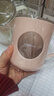 雙層撞色漱口杯家用浴室刷牙杯帶手柄可愛(ài)情侶杯子耐摔洗漱牙缸杯 蛛絲粉1個(gè)菱花白1個(gè) 曬單實(shí)拍圖