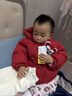 巴拉巴拉童裝兒童羽絨服男童女童2025新款春裝拜年服紅色國風(fēng)寶寶外套加厚 曬單實(shí)拍圖