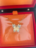 老鋪黃金古法手工足金項鏈·花絲琺瑯鉆飾光明女神蝴蝶吊墜 金重約12.0g 曬單實(shí)拍圖