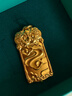 兆亮黃金麒麟吊墜古法無(wú)事牌實(shí)心金牌吊墜足金掛墜送男友送新年禮物 20.7克 曬單實(shí)拍圖