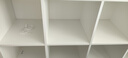 宜家（IKEA）卡萊克開(kāi)放式收納柜書(shū)架家居置物柜落地儲物柜家用雜物柜 白色 曬單實(shí)拍圖