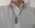 口力米大COLIMIDA999足銀川流吊墜男士高級感項鏈原創(chuàng  )手工小眾時(shí)尚款琺瑯工藝掛墜 單吊墜（無(wú)配鏈） 曬單實(shí)拍圖