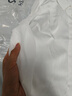 晚白【新品】2025秋款時(shí)尚翻領(lǐng)氣質(zhì)白襯衫輕熟優(yōu)雅早秋通勤襯衣 白色 L 曬單實(shí)拍圖