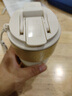 HOLOHOLO拿鐵咖啡杯子大容量保溫杯316L不銹鋼便攜水杯女生吸管保溫杯 月光白【一杯雙飲+密封防漏】 曬單實(shí)拍圖