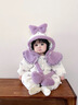 七月天使寶貝初生嬰幼兒衣服禮盒新生兒見(jiàn)面送禮物滿(mǎn)月寶寶套裝用品高檔女孩冬 紫糖罐子兔 66cm 0-4個(gè)月 曬單實(shí)拍圖