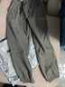 羅蒙（ROMON）休閑褲男秋冬季寬松束腳褲子男士韓版工裝小腳長(cháng)褲 灰色加絨 2XL 曬單實(shí)拍圖