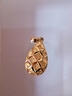 菜百首飾 黃金吊墜 足金時(shí)尚鏤空水滴形吊墜不含鏈 計價(jià) 約1.95克 曬單實(shí)拍圖