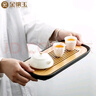 金鑲玉 茶盤(pán)茶托 功夫茶具配件 家用簡(jiǎn)約茶臺 小雅茶盤(pán) 曬單實(shí)拍圖