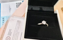 周梵生人工培育鉆石戒指女PT950鉑金六爪人造鉆戒一1克拉結婚女戒送老婆 培育鉆 D色 VVS凈度 3EX切工 60分 曬單實(shí)拍圖