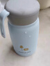 驕鹿新款雙層小Q水杯 便攜時(shí)尚創(chuàng  )意卡通防燙玻璃杯 小Q水杯 曬單實(shí)拍圖