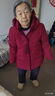 雪中飛中老年媽媽裝羽絨服女中長(cháng)款冬裝中式騏驥紅奶奶加厚防寒保暖外套 曬單實(shí)拍圖
