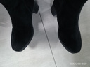 軟皮小短靴瘦瘦靴女2025年秋冬新款裸靴粗跟圓頭絨面磨砂單靴 黑色加絨 37 曬單實(shí)拍圖