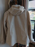 駱駝（CAMEL）薄絨風(fēng)衣女戶(hù)外防潑水修身梭織外套 J23CAYL6066 橡木灰 XL 曬單實(shí)拍圖