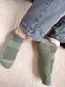 薩拉維夫（SLLAVIF）棉質(zhì)短襪男秋冬款加厚加絨吸汗防臭親膚不勒腳毛巾底短筒2025新款 2白2卡其2淺灰1黑色 7雙 均碼 38-44 曬單實(shí)拍圖