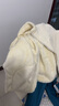 雙面穿搖粒絨外套男女秋冬加絨加厚戶(hù)外抓絨衣沖鋒衣內膽衛衣2028 女款白色 2XL （偏小，按推薦表購買(mǎi)） 曬單實(shí)拍圖
