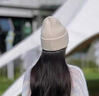 蕉下（beneunder）帽子冬季男士秋冬針織帽女毛線(xiàn)帽冷帽月子帽堆堆帽時(shí)尚洋氣減齡 曬單實(shí)拍圖