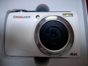 松典（SONGDIAN）VE418數碼相機高清大底傳感器vlog旅游專(zhuān)用 全彩夜視入門(mén)ccd平替觸屏卡片機 象牙白+128G內存 曬單實(shí)拍圖
