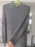 羅鳴老人【輕奢正品】2025秋冬德絨打底衫秋冬保暖雙面絨男士長(cháng)袖上衣 深灰 【雙面德絨】 2XL （建議145-165斤） 曬單實(shí)拍圖