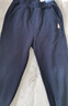 暇步士（Hush Puppies）童裝男童長(cháng)褲春秋大童兒童寬松運動(dòng)褲子衛褲 藏藍   140    曬單實(shí)拍圖