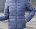 雅鹿輕薄羽絨服女2026年新款短款連帽輕盈便攜小個(gè)子旅行白鴨絨外套 霧霾藍-連帽 XL （推薦115-125斤） 曬單實(shí)拍圖