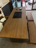康華瑞實(shí)木大板茶桌書(shū)桌一體現代簡(jiǎn)約功夫泡茶桌家用客廳餐桌原木大長(cháng)桌 【單桌】160*70*75板厚5cm 曬單實(shí)拍圖