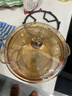 滿(mǎn)弓耐高溫玻璃鍋高硼硅雙耳玻璃鍋燉湯泡面鍋耐高溫電磁微波爐燃氣灶 可明火直燒-大號款-琥珀 16cm 2L 高硼硅玻璃燉鍋 曬單實(shí)拍圖
