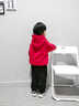 NASA STONE馬年本命年衣服兒童紅色衛衣套裝2026新款12歲男女孩童新年拜年服 紅色+黑褲子（春秋款一） 130 130cm 兒童尺碼推薦【45-55斤】 曬單實(shí)拍圖