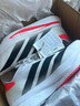 adidas 二代閃充跑鞋 ADIZERO SL2 M WIDE競訓體測跑鞋男阿迪達斯 灰白/黑色/亮紅   42.5 曬單實(shí)拍圖