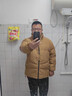 AEMAPE/美國蘋(píng)果 羽絨服男裝2026冬季新款高端潮流百搭保暖翻領(lǐng)外套男裝 黃色 XL 曬單實(shí)拍圖